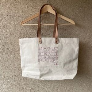 Olive and Poppy Napa Valley Wine Country Tote Bag